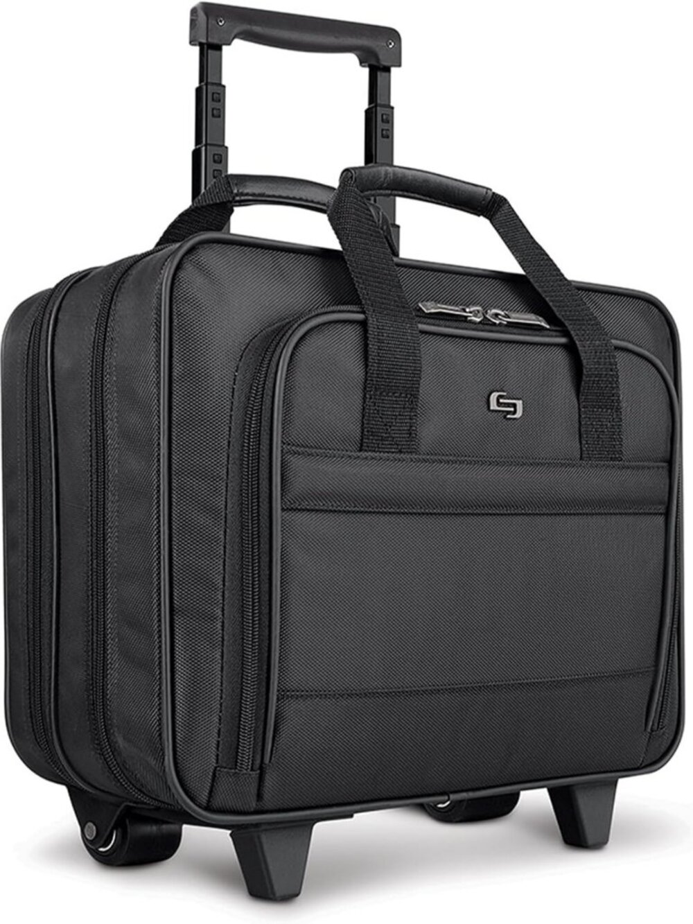 Rolling Laptop Bag with Wheels - Wheeled Briefcase for Travel, Fits 15.6” Laptop